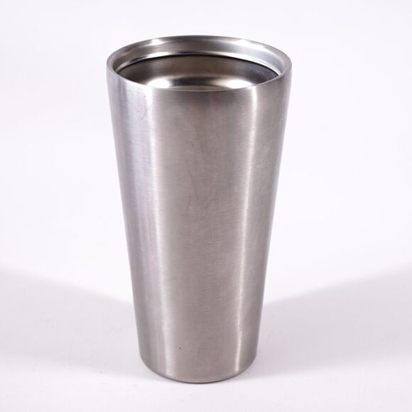 Starbucks Stainless Steel Tumbler 16 Oz Ceramic Coffee Mug Tea Cup No Lid Silver - Picture 3 of 8